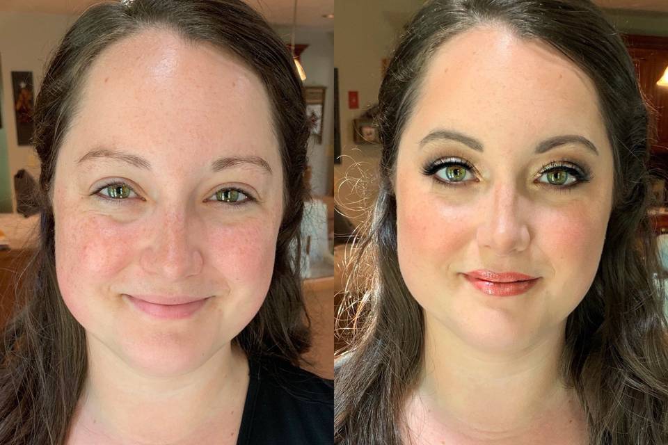 Before & After Beauty Makeup