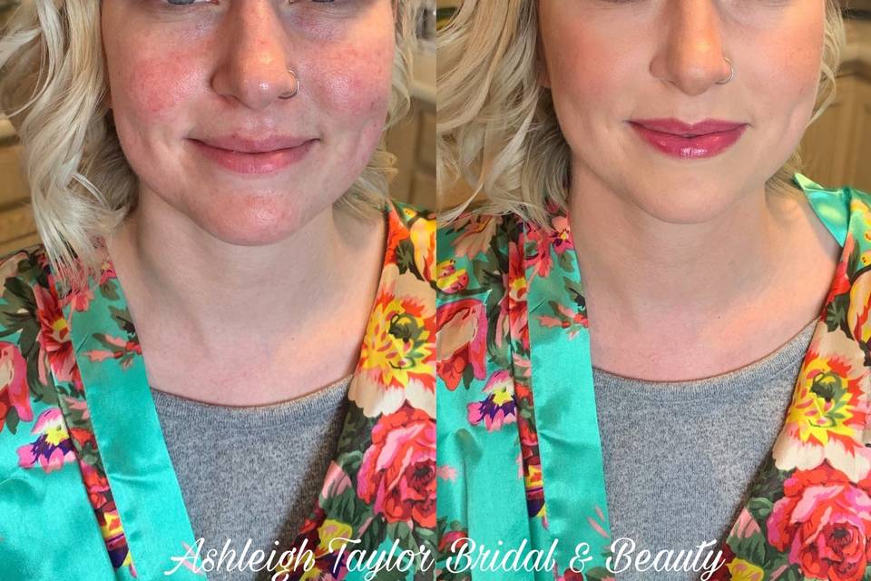 Before & After Beauty Makeup