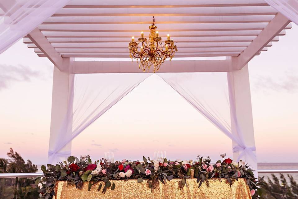 Reception gazebo