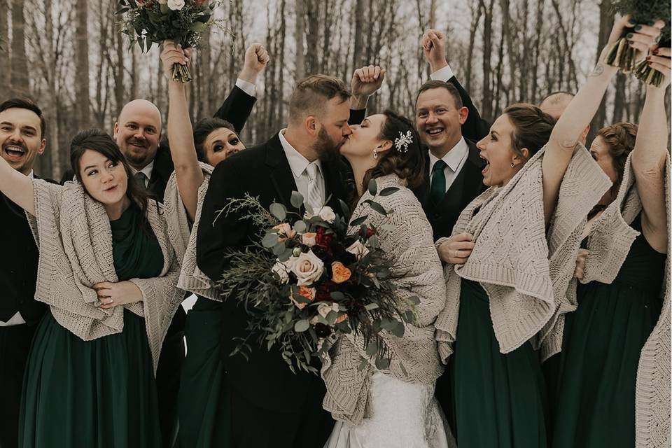 A winter wedding