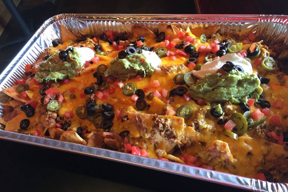 Fully loaded nachos