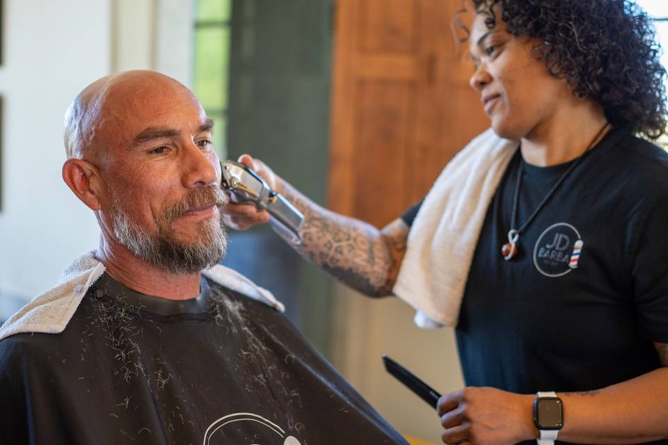 Groom Head Shave