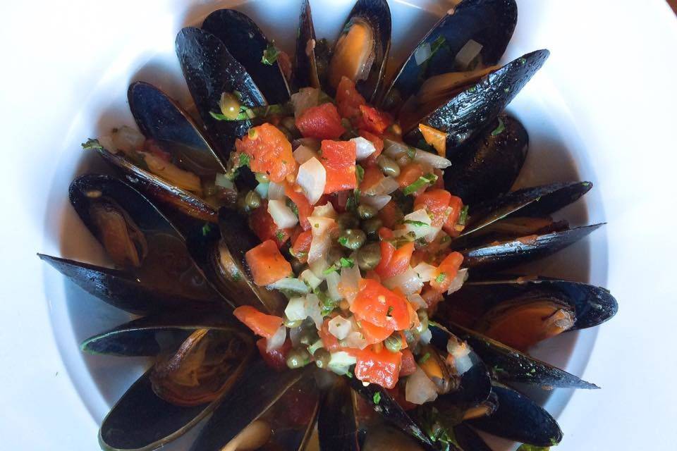 Steamed Mussels