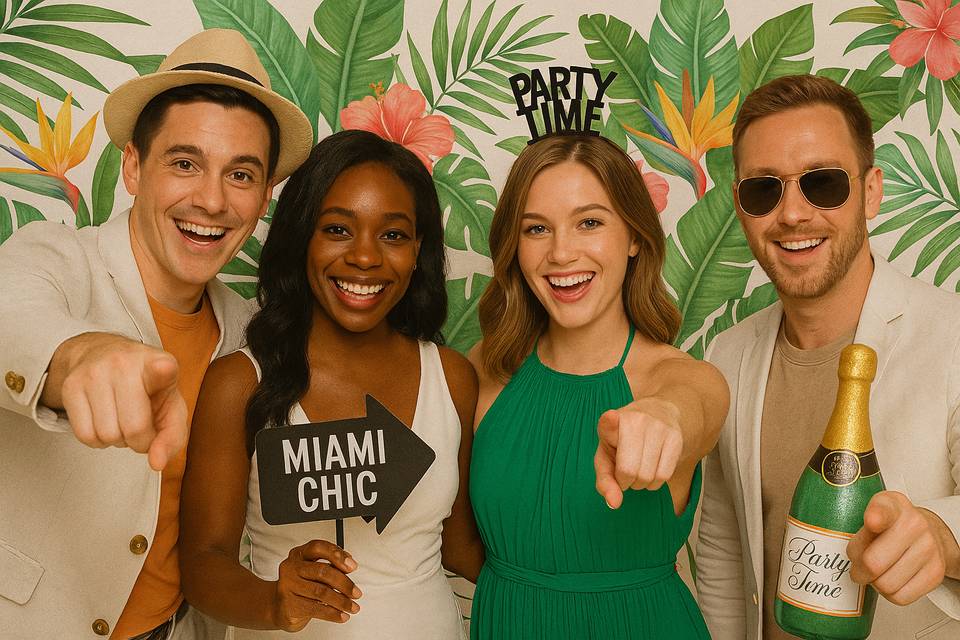 #1 Photo Booth Rental in Miami