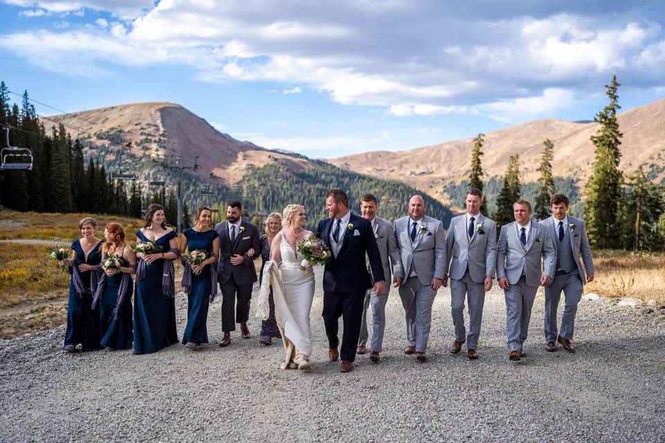 A-Basin Mountain wedding