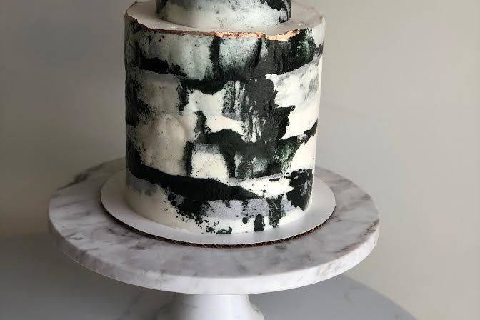 2-Tier Abstract Cake