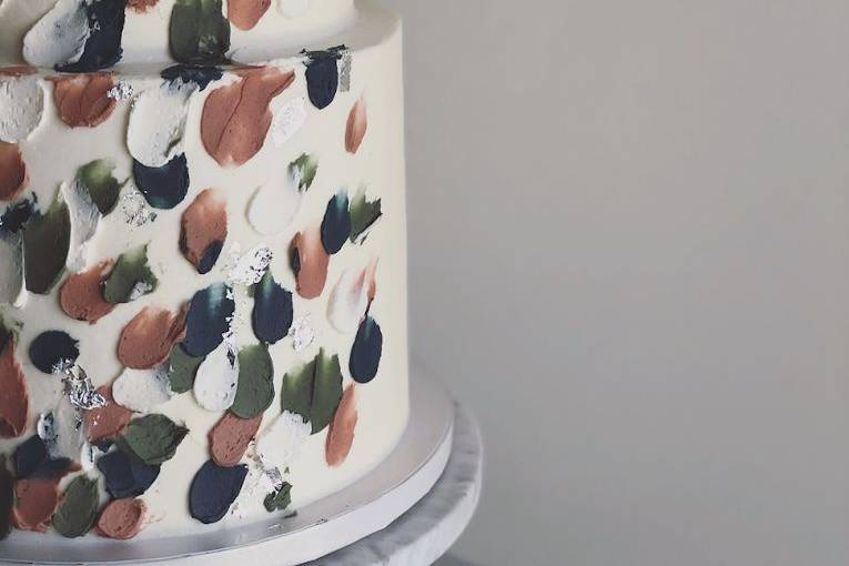 2-Tier Abstract Cake