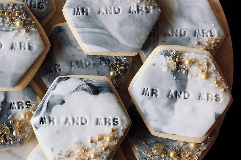 Custom Wedding Cookies