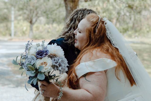 The Mrs. greeting loved ones