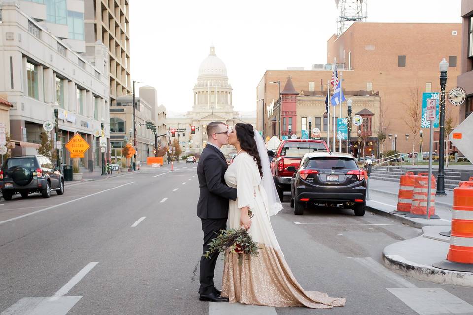 Downtown Boise wedding