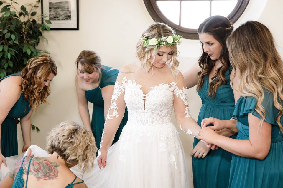 Boise Train Depot wedding