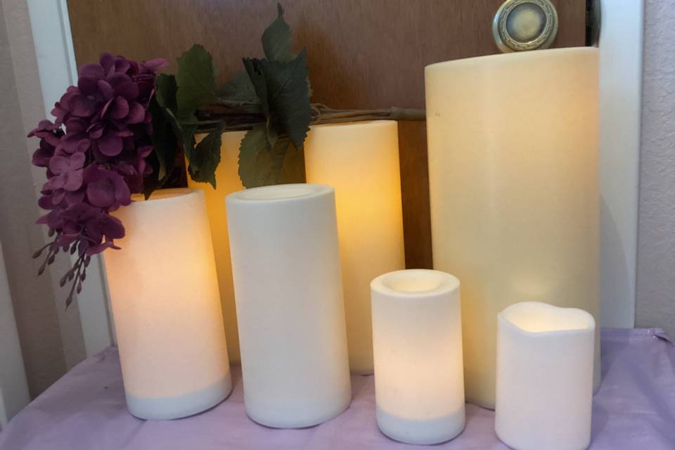 Pillar LED candles