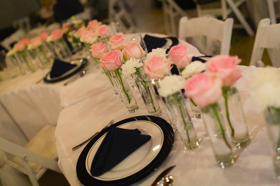 Head table florals