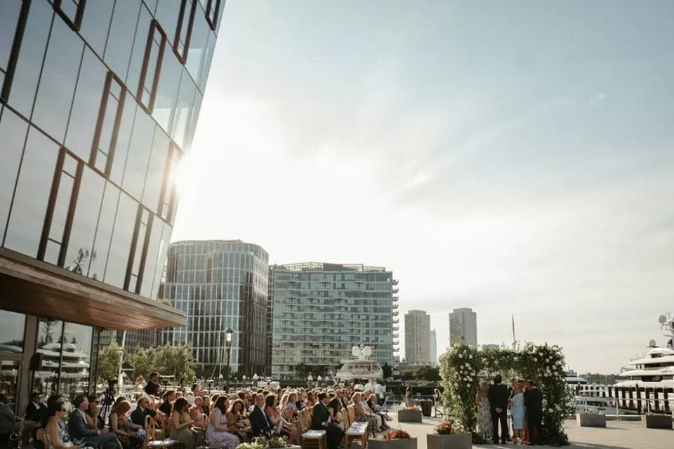 Ceremony on Patio 3