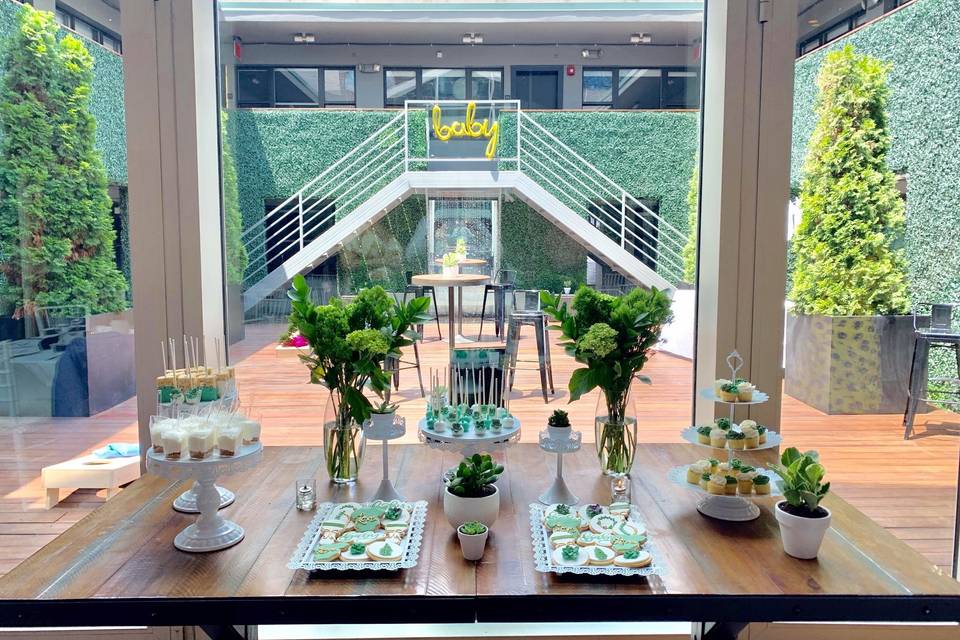 Succulent Dessert Table