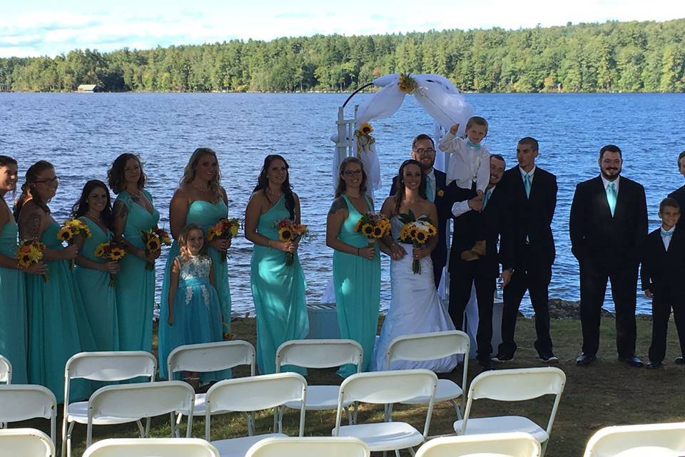 Waterfront ceremony