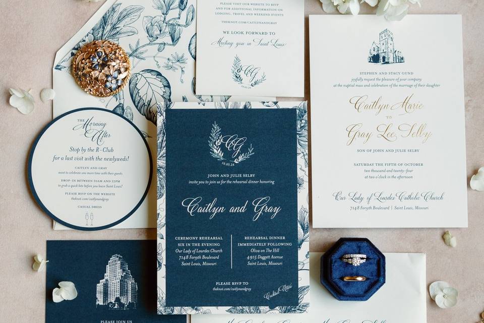 Invitation Flatlay