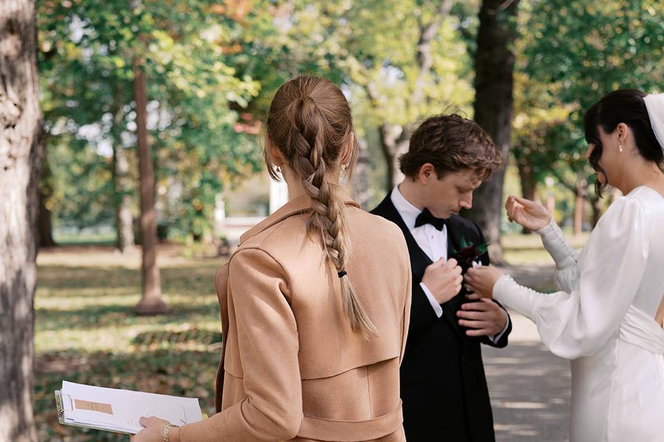 Bride and groom