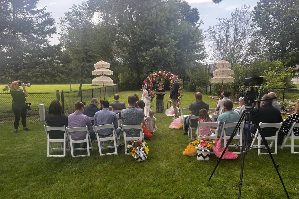 Outdoor Ceremony example