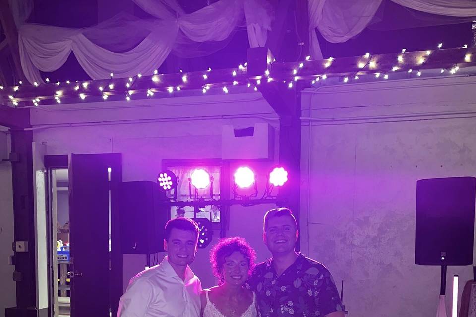 Bride, Groom, DJ Joe