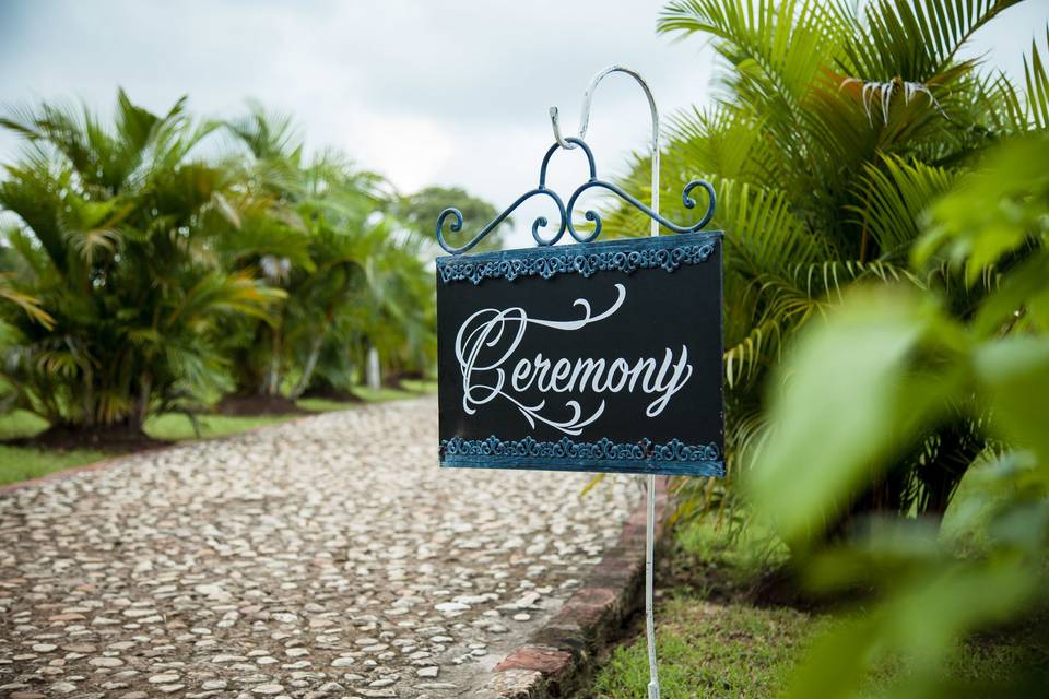 Ceremony area