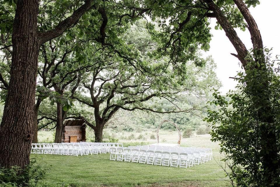 Ceremony set up