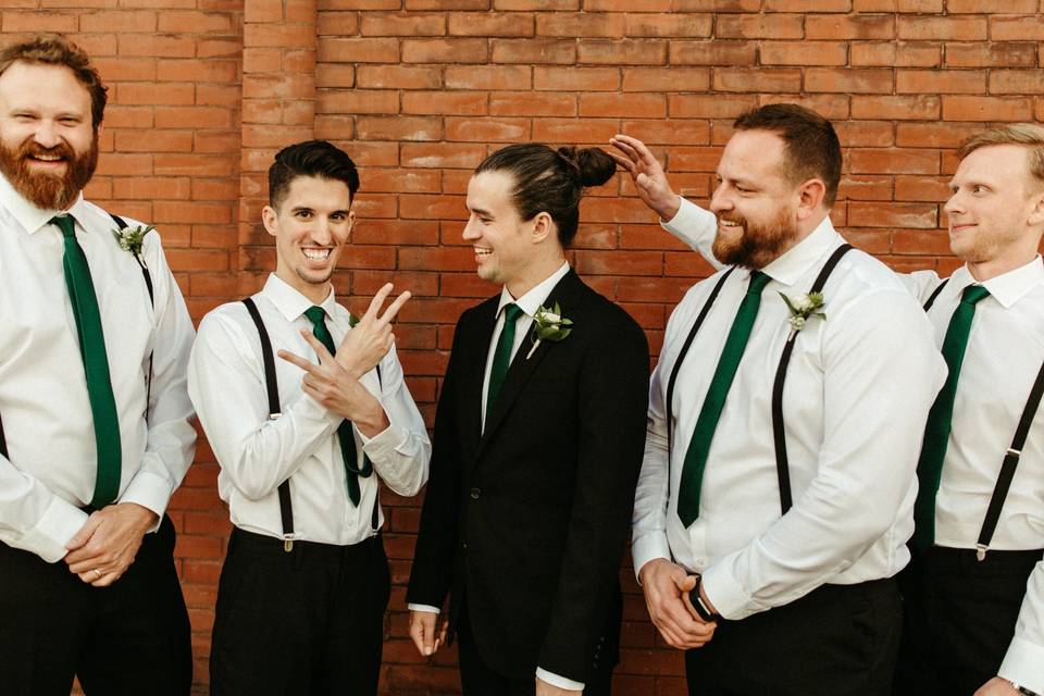 Alexander & his groomsmen