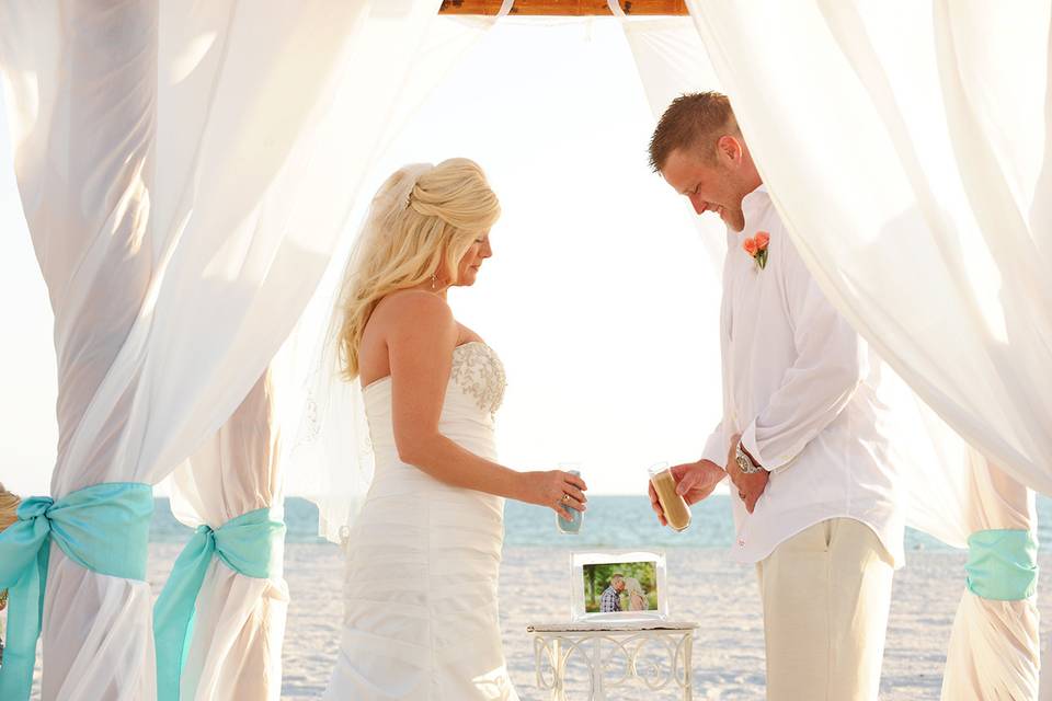 Tradewinds Island Resort Beach Wedding - A Chair Affair, Inc.