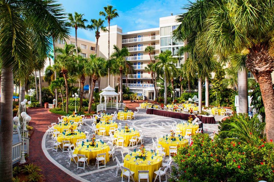 Tradewinds Island Resort Beach Wedding - A Chair Affair, Inc.