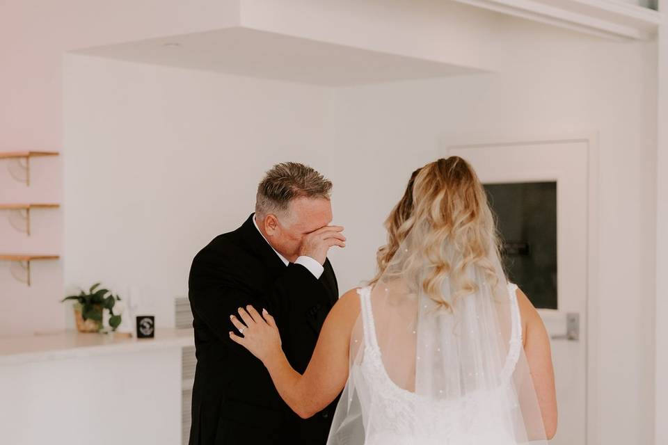 First look with dad