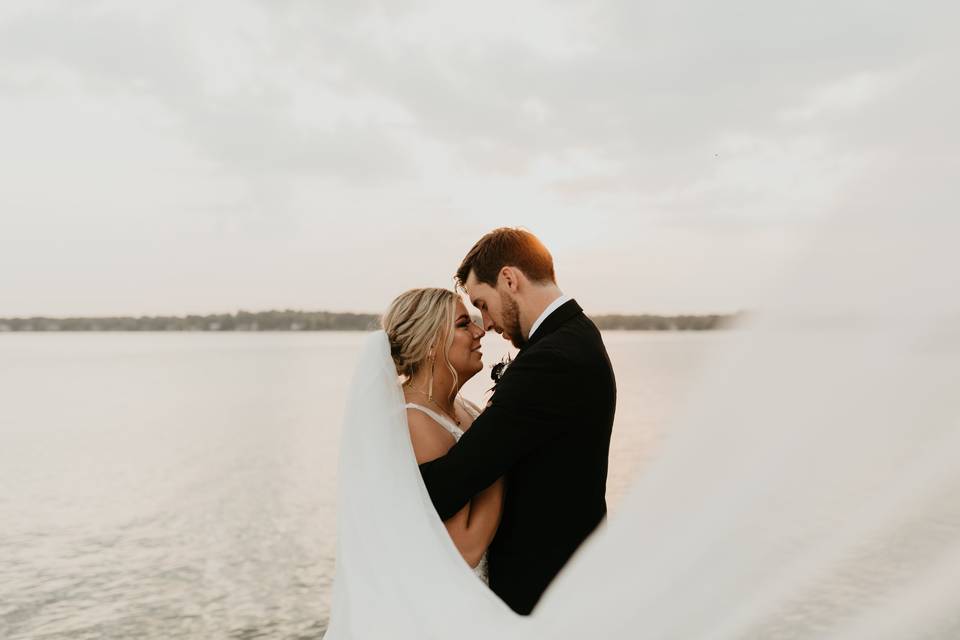 Waterfront backdrop