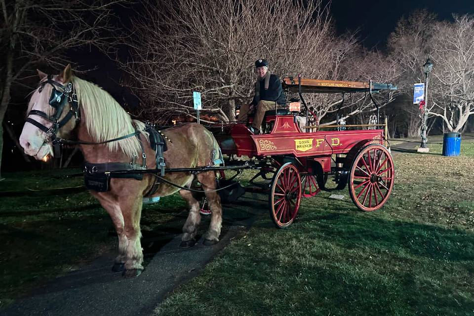 Fire Wagon with Horse