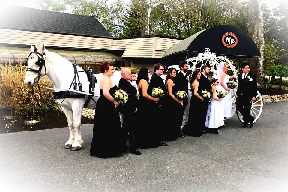 Vintage Carriage Gay Wedding