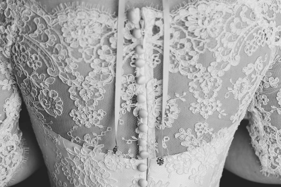 Beautiful dress detail