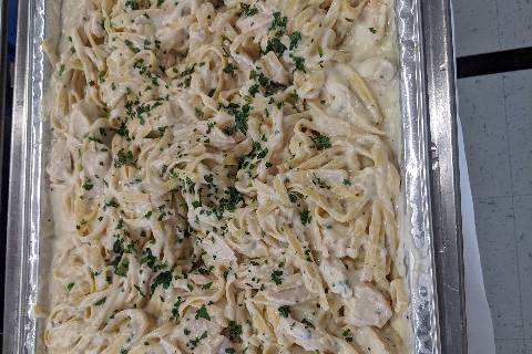 Penne chicken alfredo