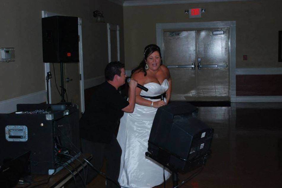 The Bride with the DJ