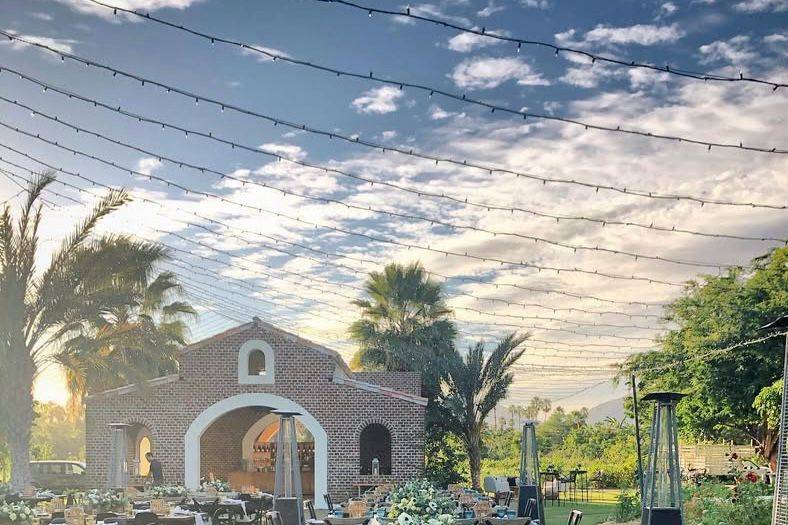 Floras Farm wedding Setup
