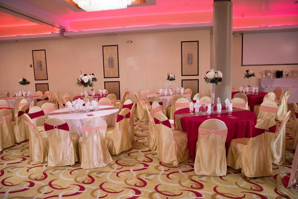 Ballroom setup