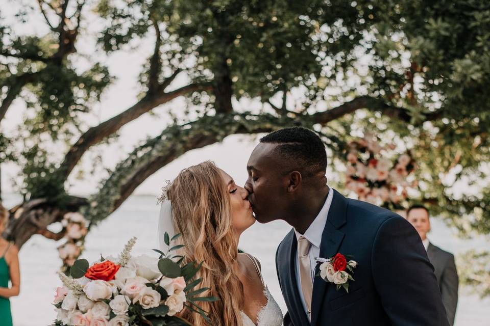 Beach wedding Key Largo