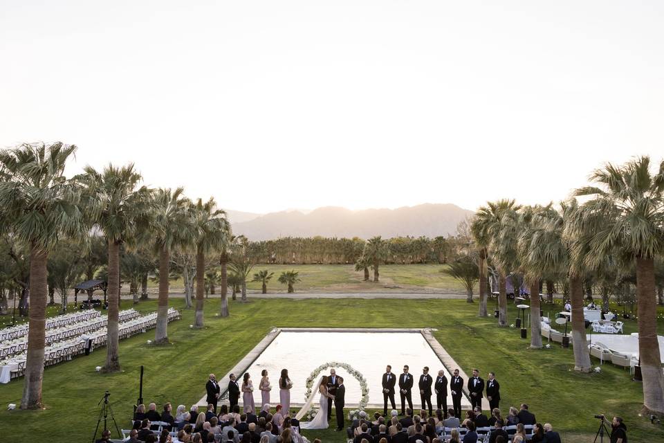 Ceremony from above