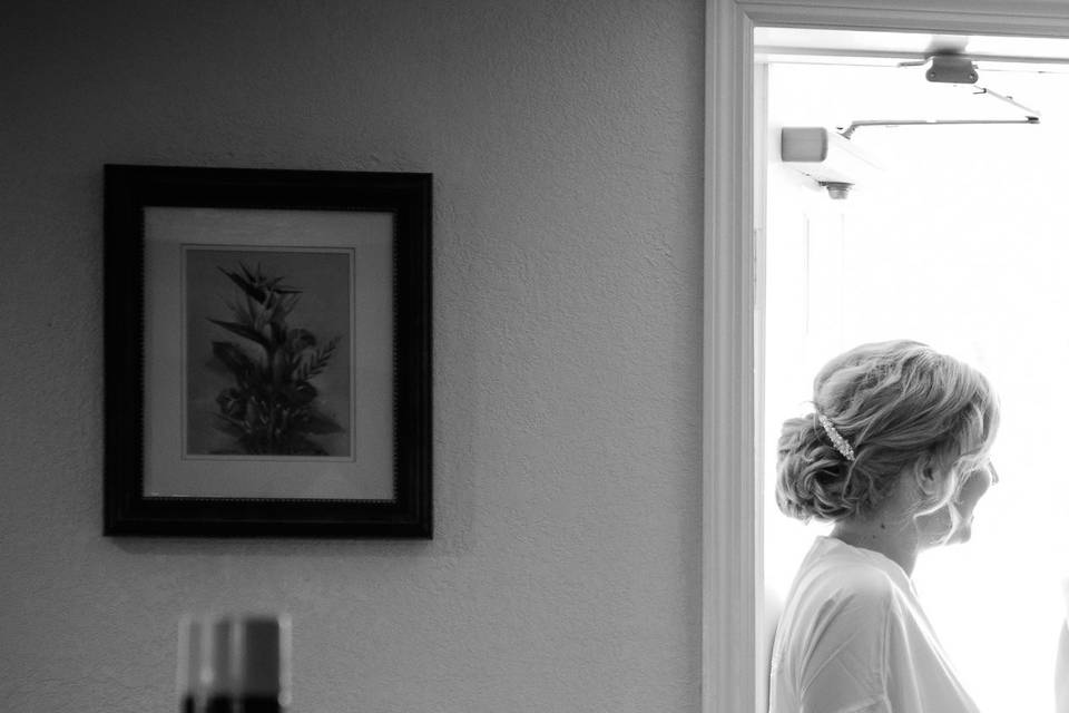 Final prep for the bride