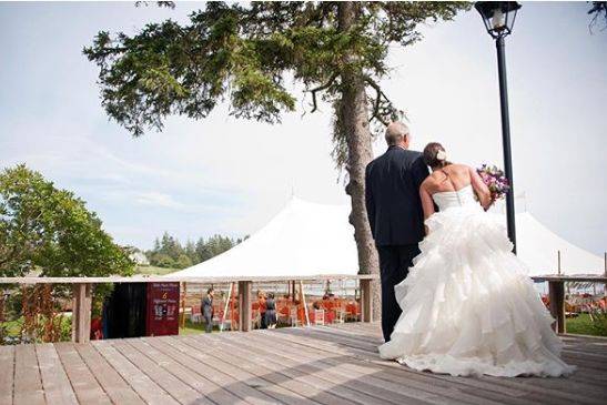 Bride and groom portrait