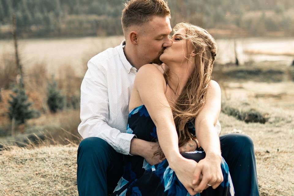 The beautiful couple