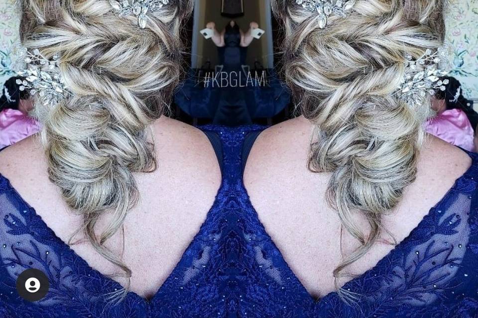 Mother of the bride hair