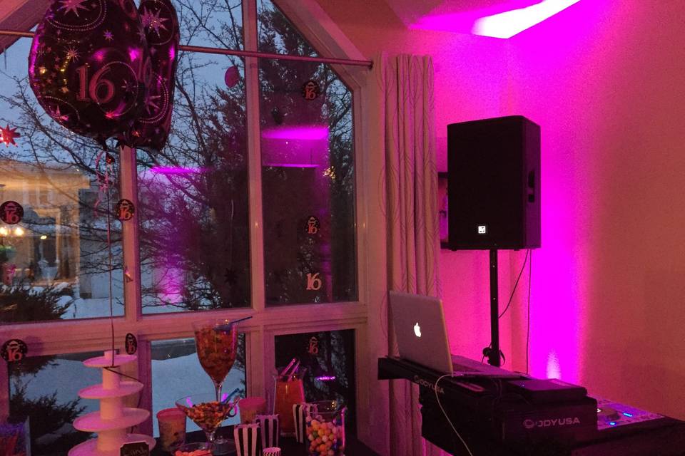 Sweet 16 house party