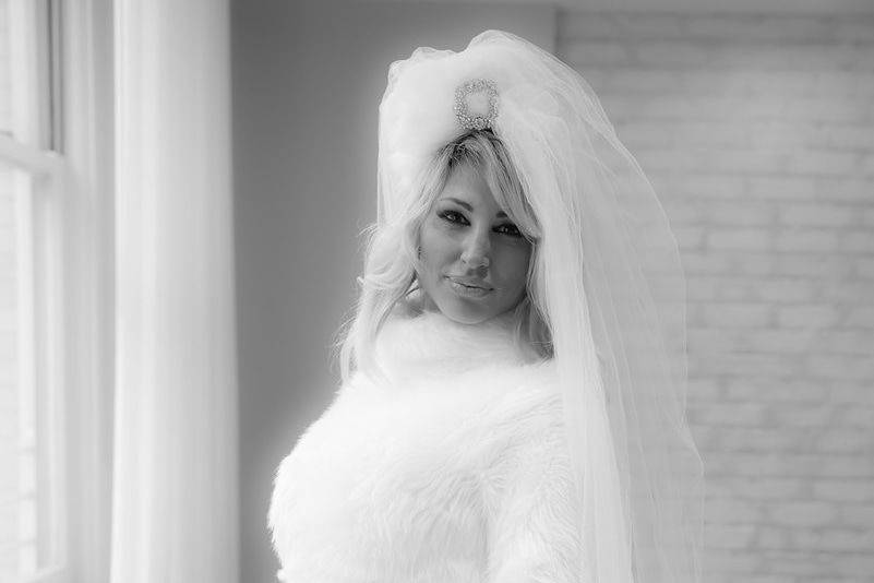 Bespoke wedding gown - City Hall Wedding Photography