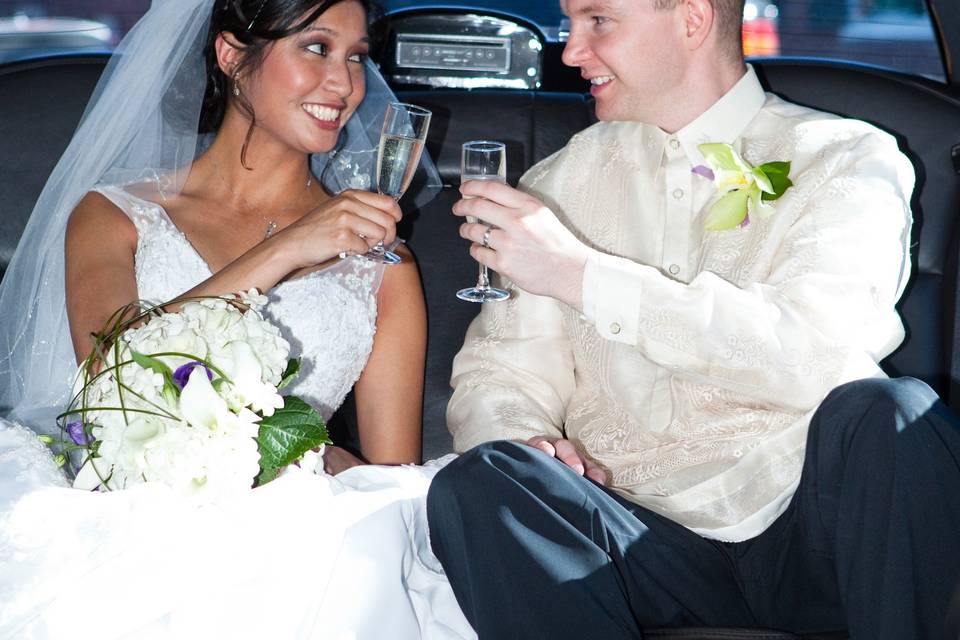 Champagne toast
