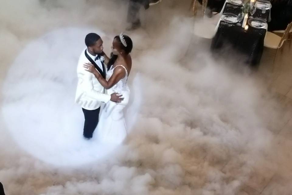 Romantic first dance