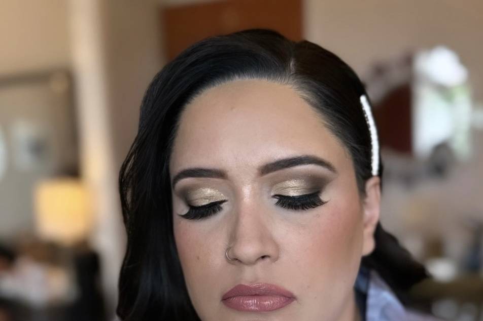 Bridesmaid makeup