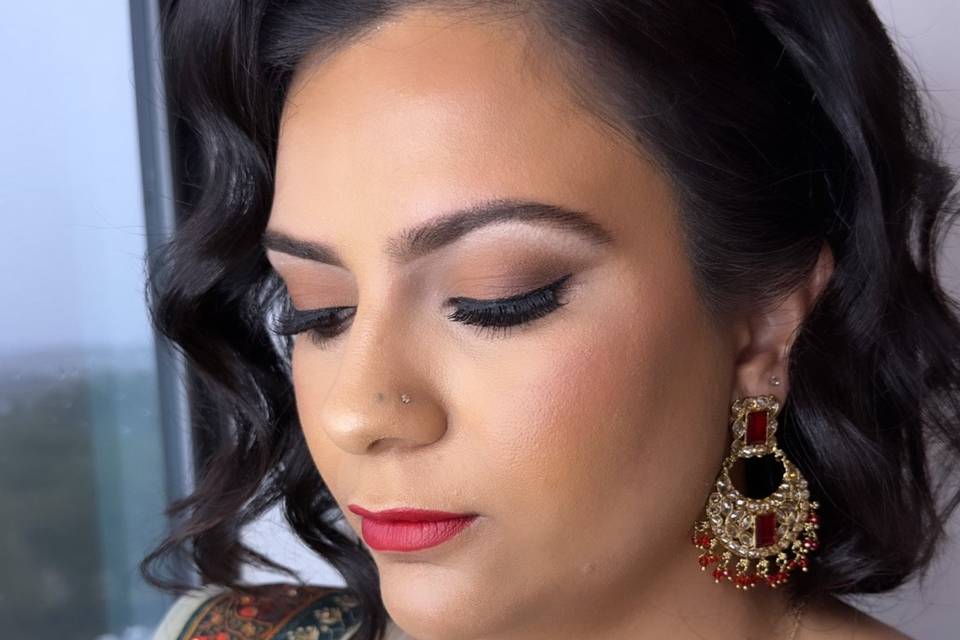 Indian Maid of Honor Makeup